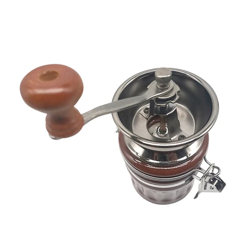 Mini Adjustable Ceramic Base Manual Coffee Grinder
